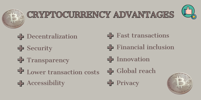 Cryptocurrency-advantages